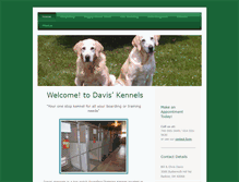 Tablet Screenshot of davisretrievers.com